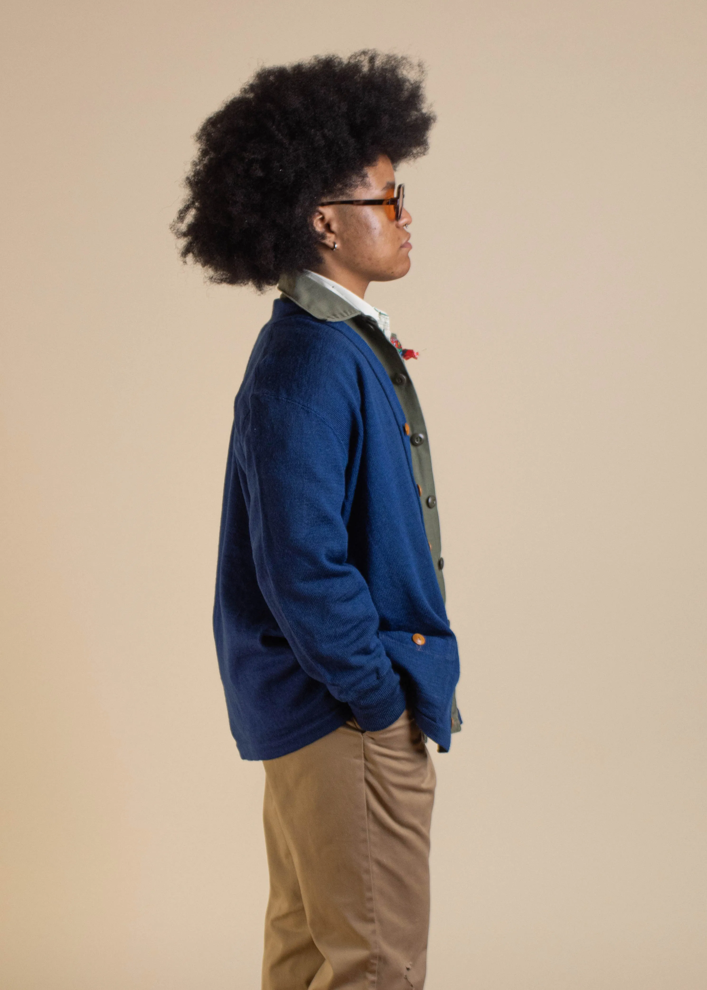 1960s Varsity Letterman Cardigan Size M/L