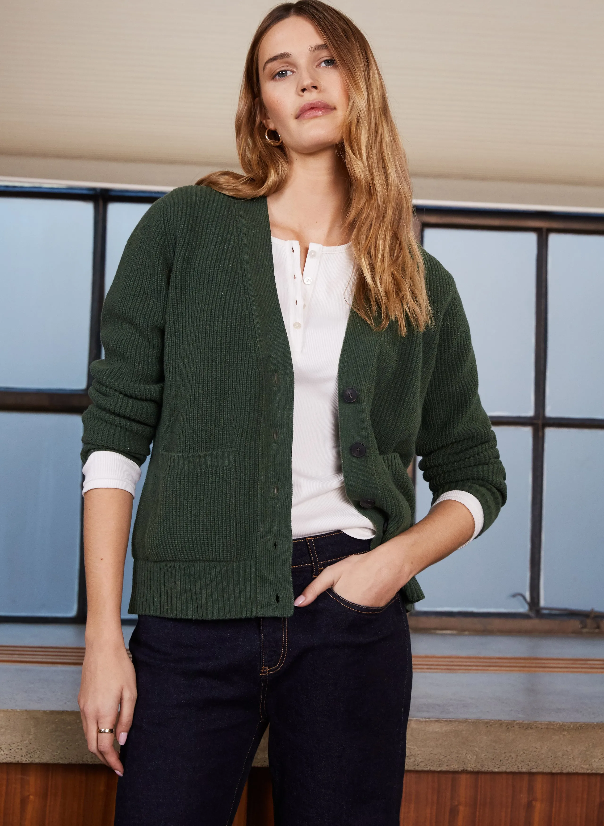 Adeline Greencash Cardigan