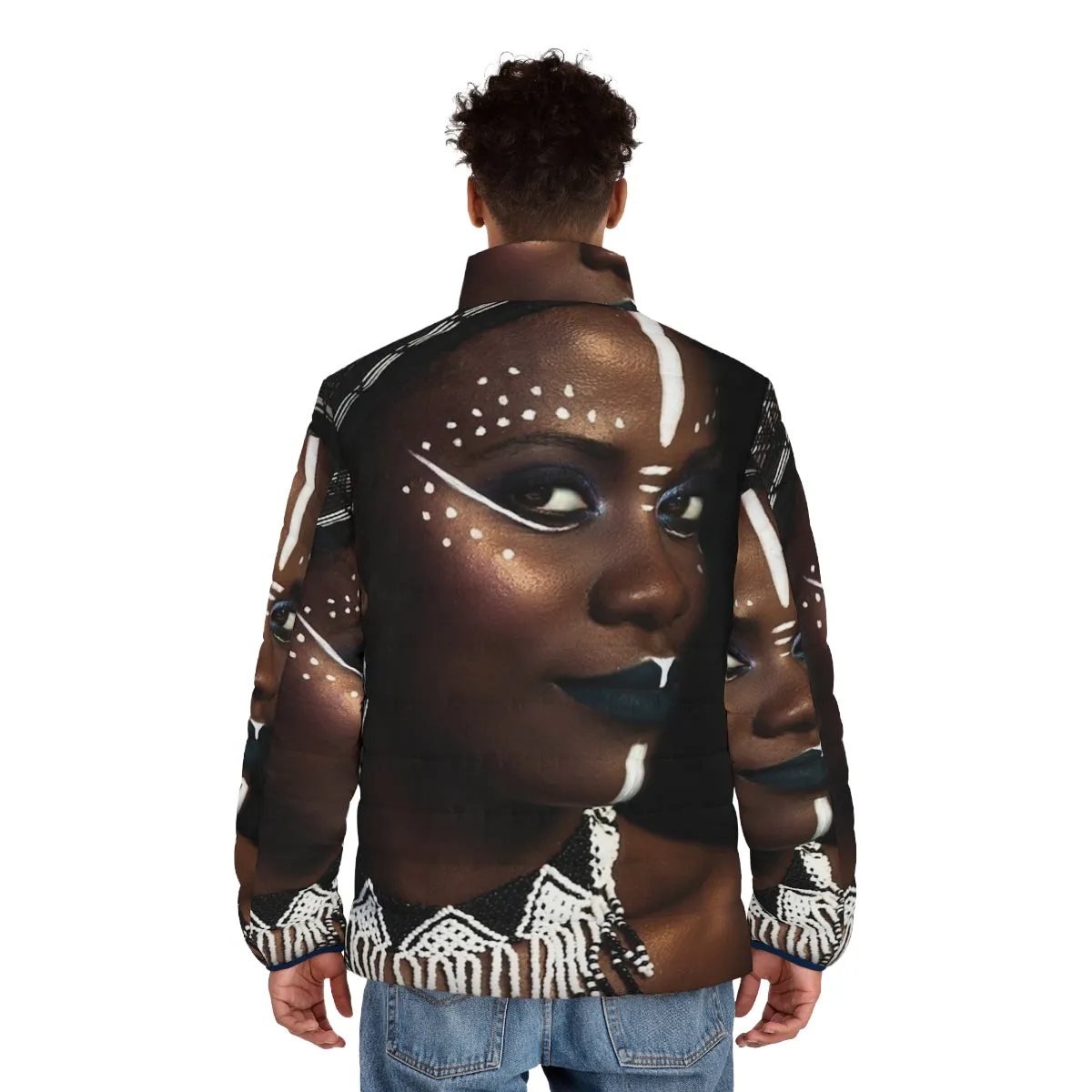 African Queen Puffer Jacket for Women | Tribal Fashion Style