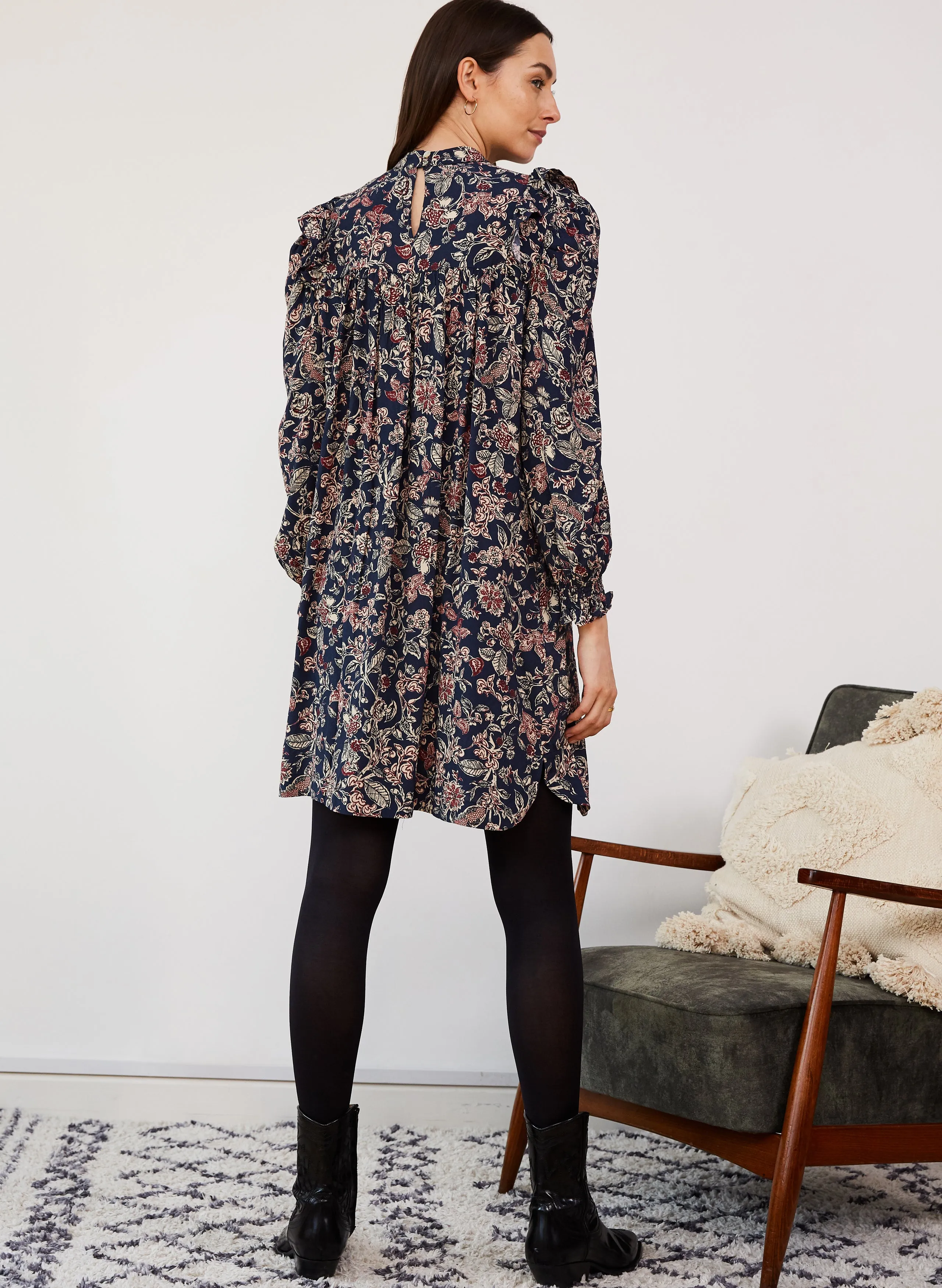 Athelie Viscose Mini Dress