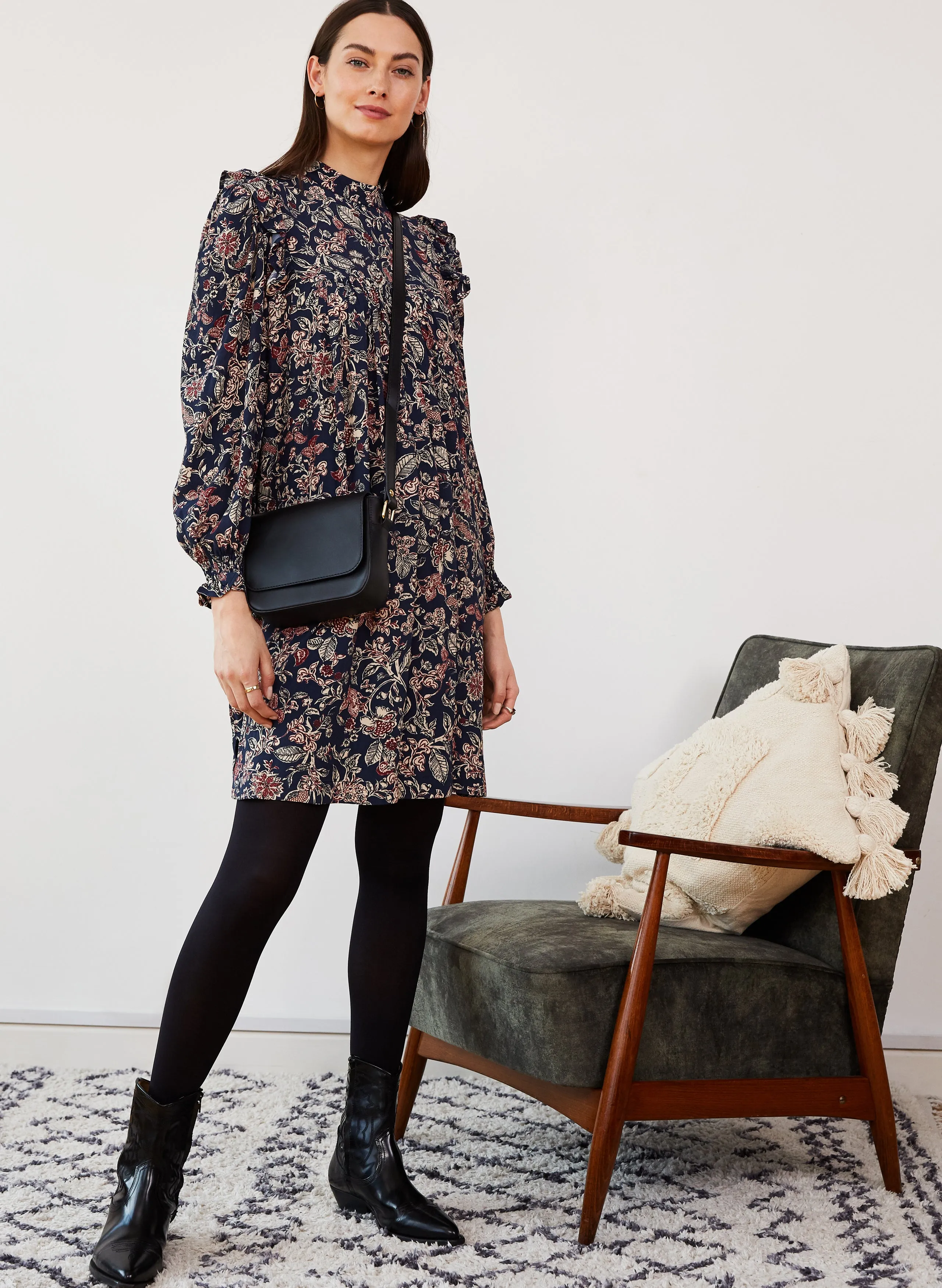 Athelie Viscose Mini Dress