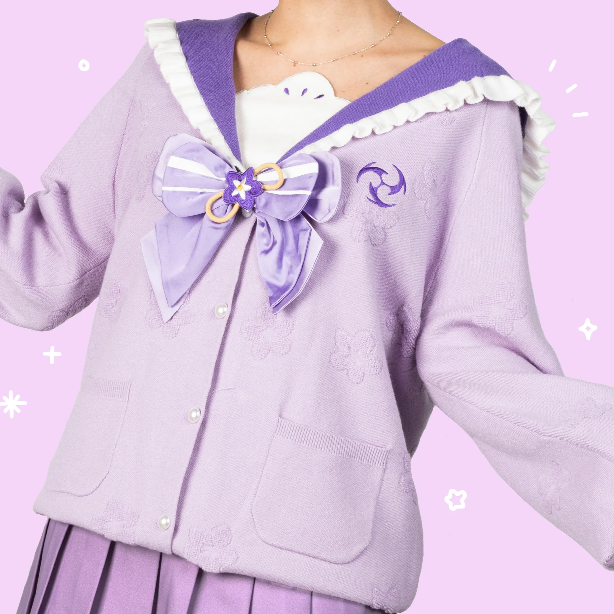 Baal Sailor Genshin Impact Cardigan