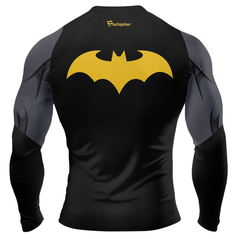 Batman Light Men's Long Sleeve Rash Guard