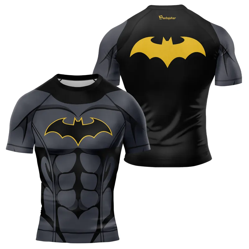 Batman Light Men's Short Sleeve Rash Guard