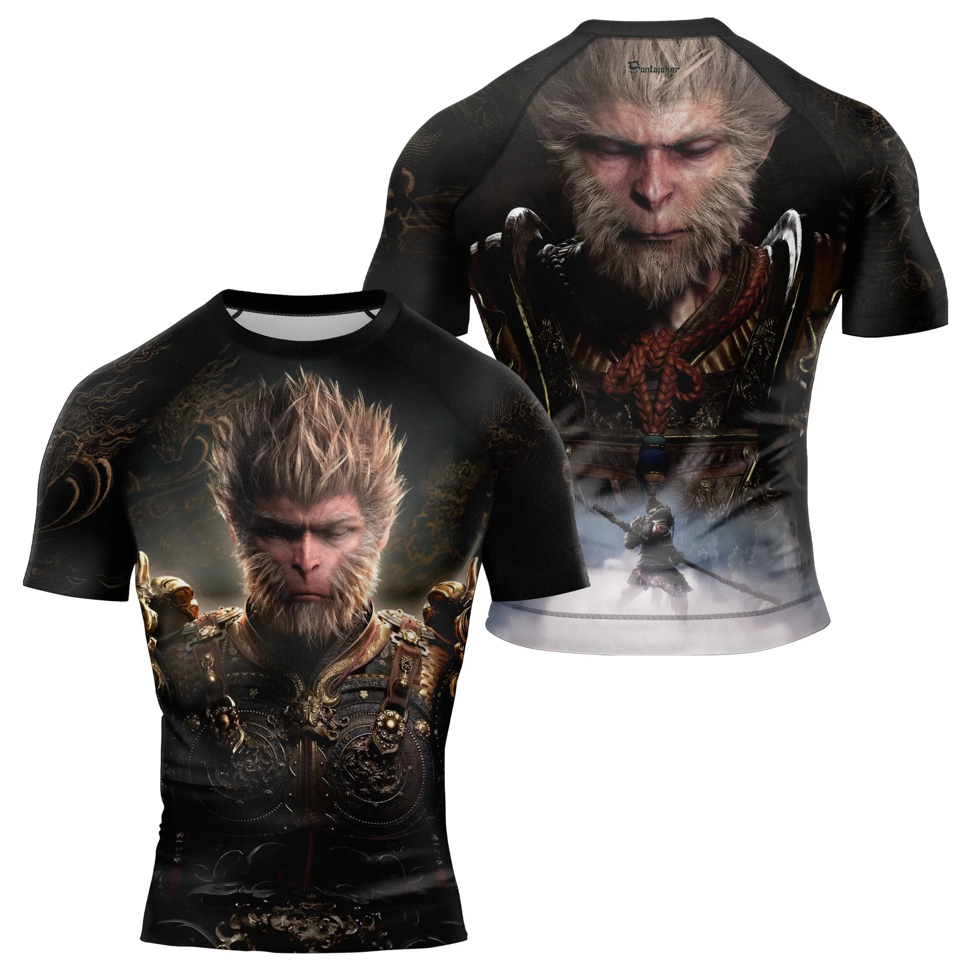 Blackened Monkey Legend Men's Short Sleeve Rash Guard