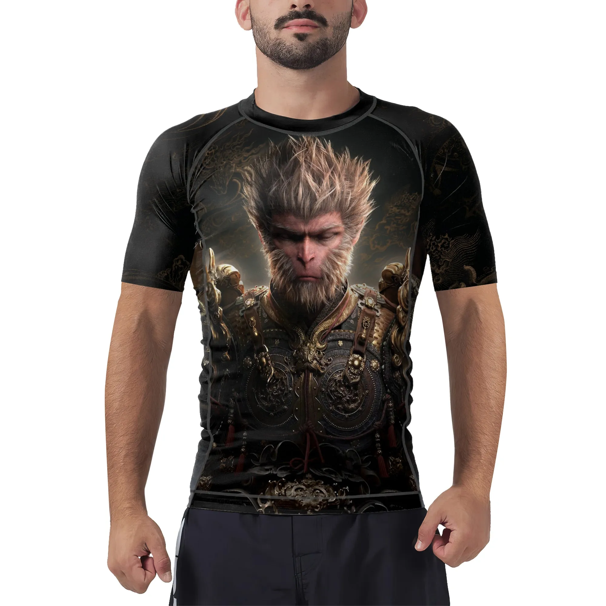 Blackened Monkey Legend Men's Short Sleeve Rash Guard