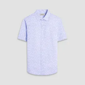 Bugatchi - Miles OoohCotton® Short-Sleeve Shirt – Classic Blue Floral