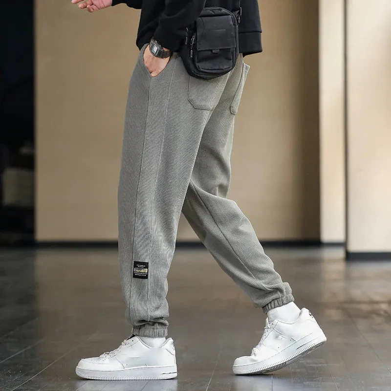 Corduroy stof unisex casual zachte broek