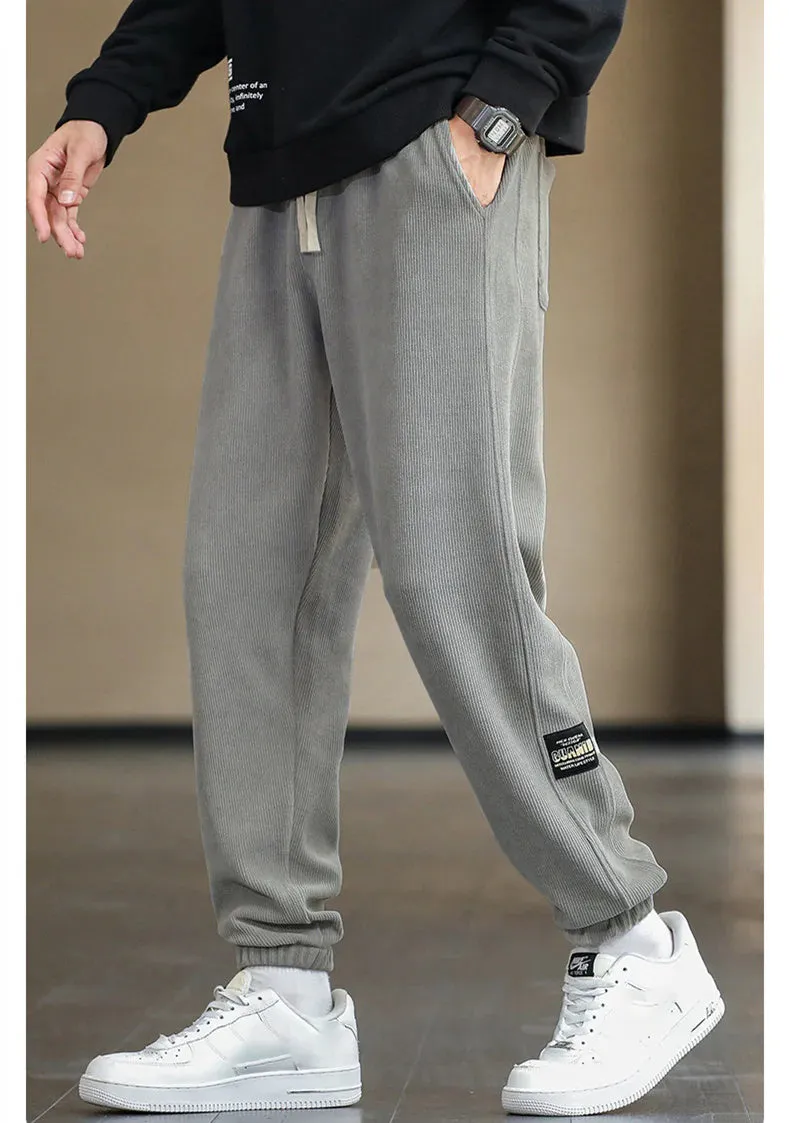 Corduroy stof unisex casual zachte broek