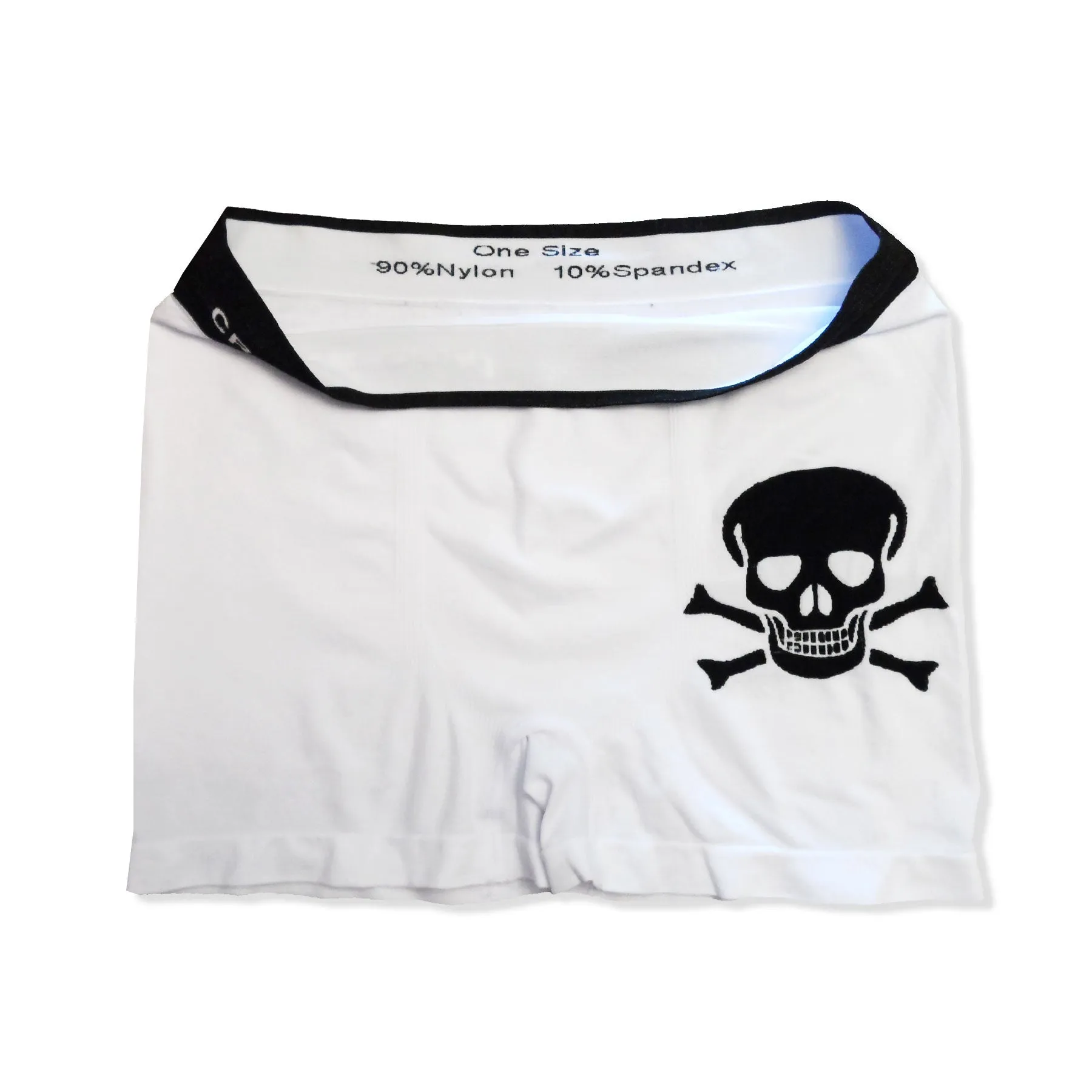 Crazy Cool Stretches Seamless Mens Boxers Underwear 6-Pack Set - Skull Skeleton