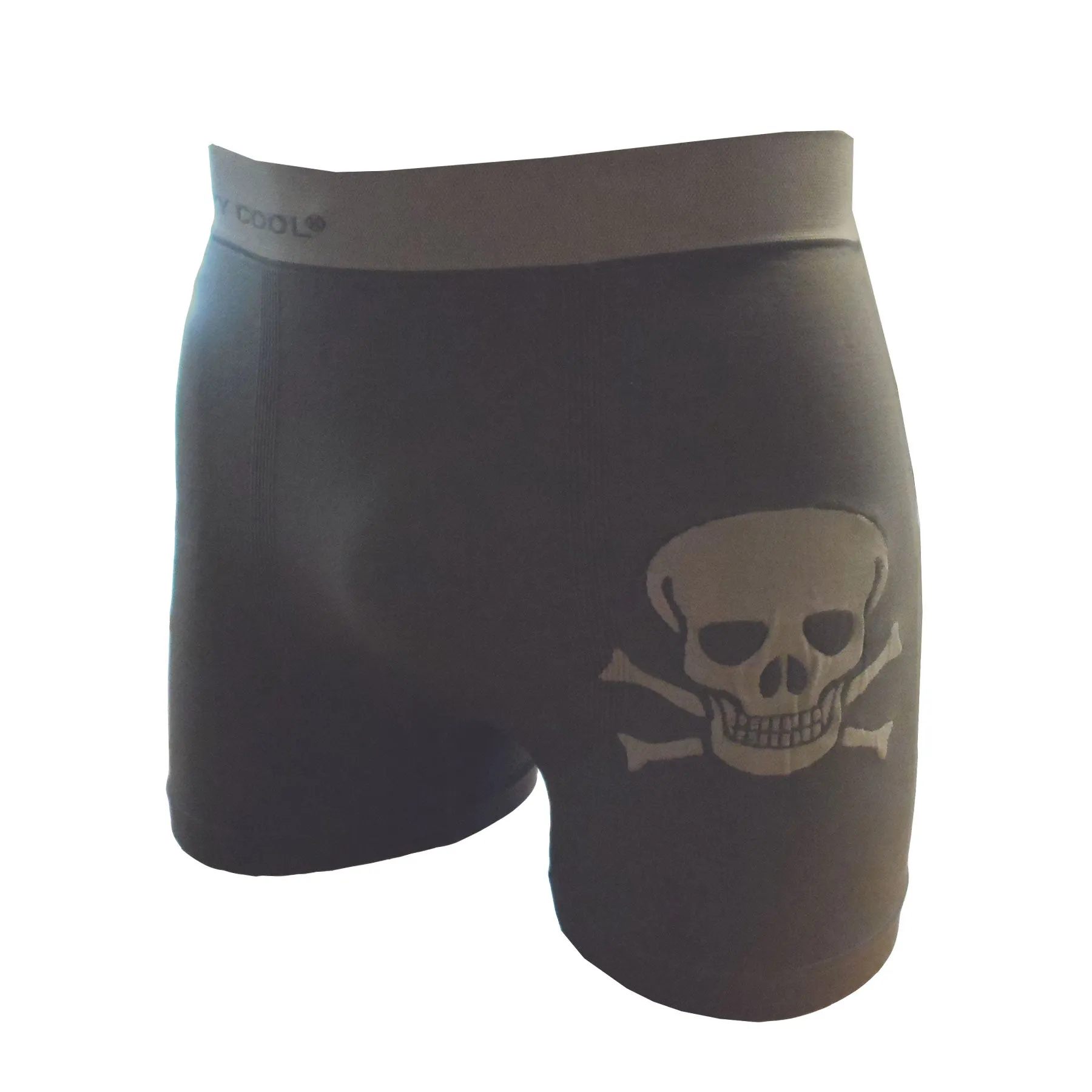 Crazy Cool Stretches Seamless Mens Boxers Underwear 6-Pack Set - Skull Skeleton