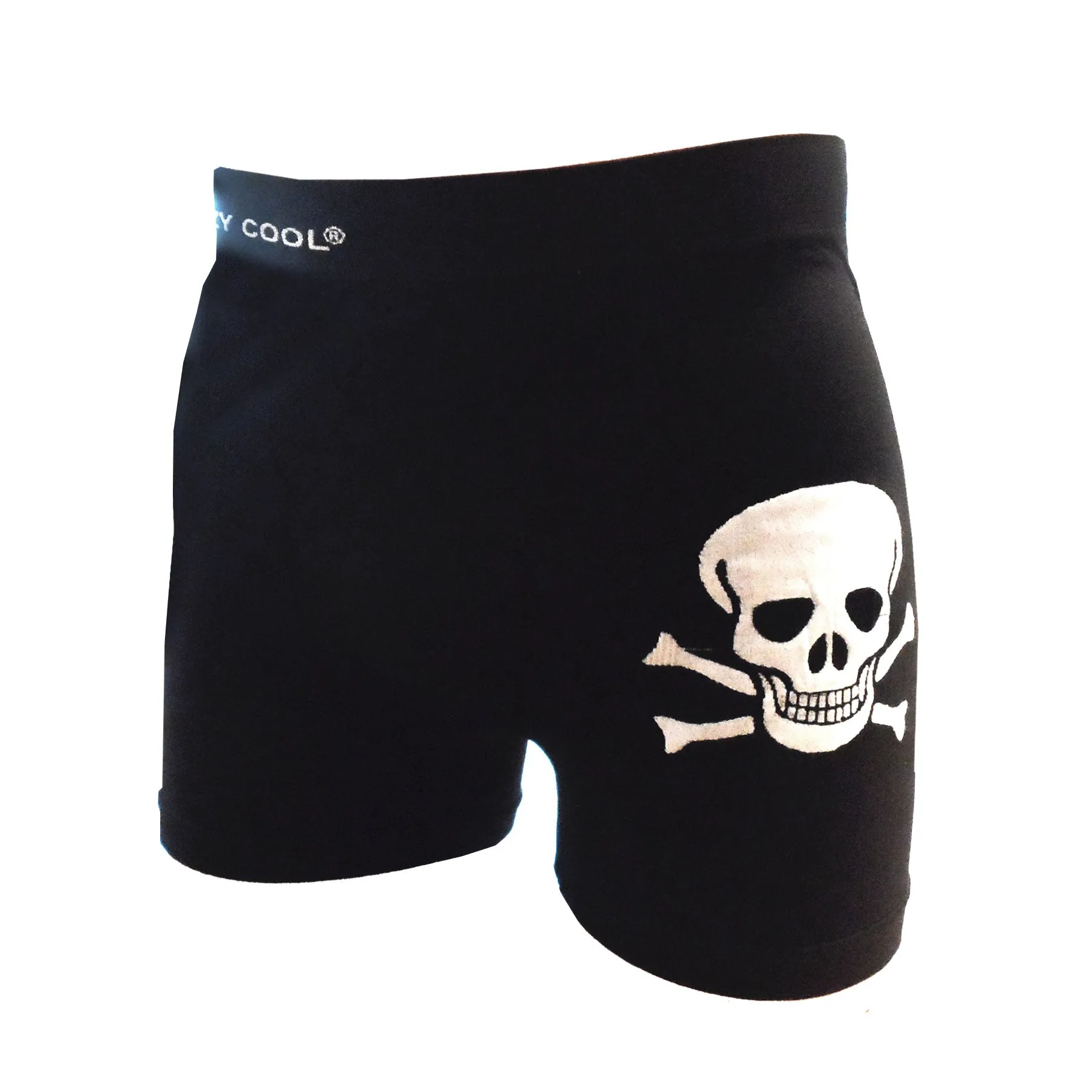Crazy Cool Stretches Seamless Mens Boxers Underwear 6-Pack Set - Skull Skeleton