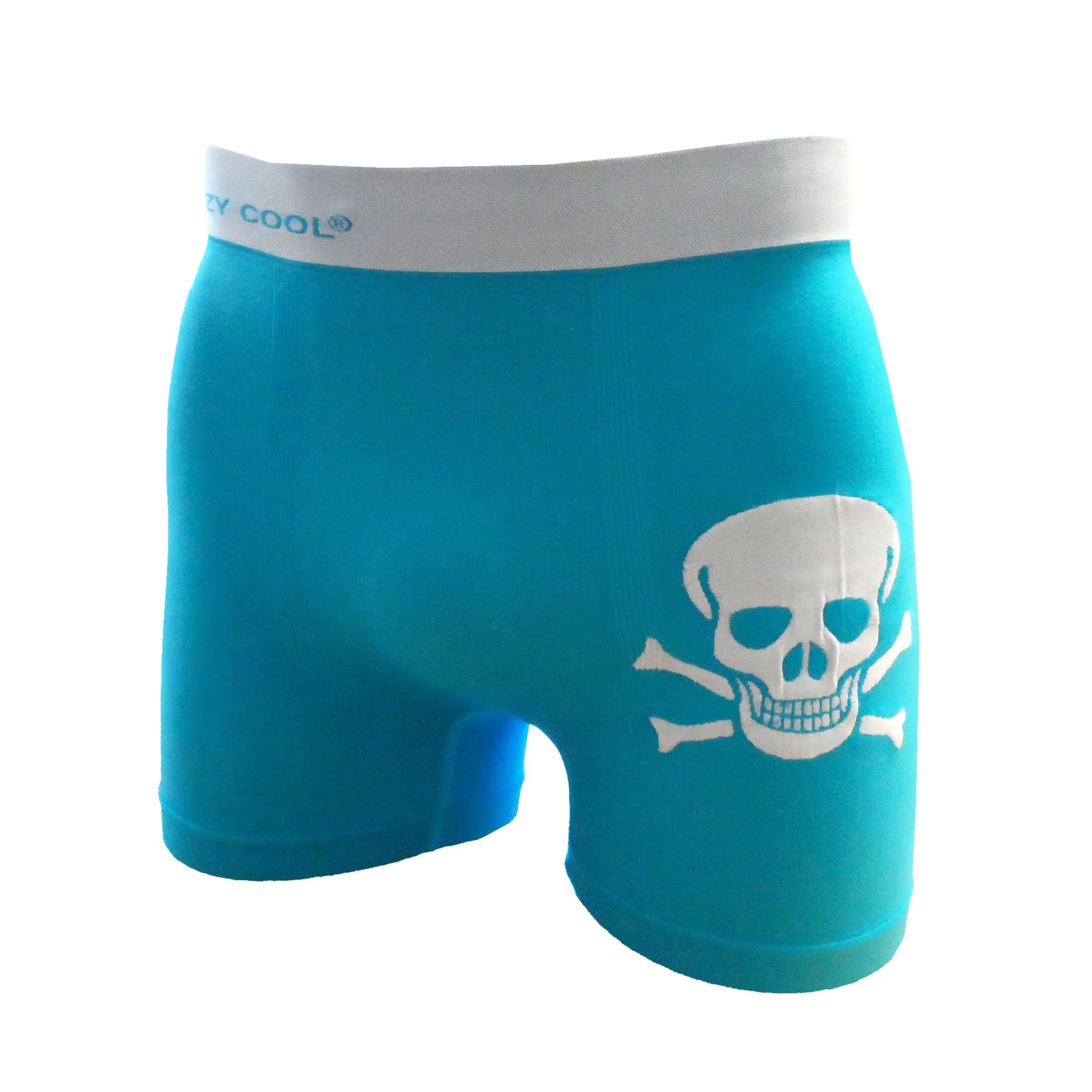 Crazy Cool Stretches Seamless Mens Boxers Underwear 6-Pack Set - Skull Skeleton