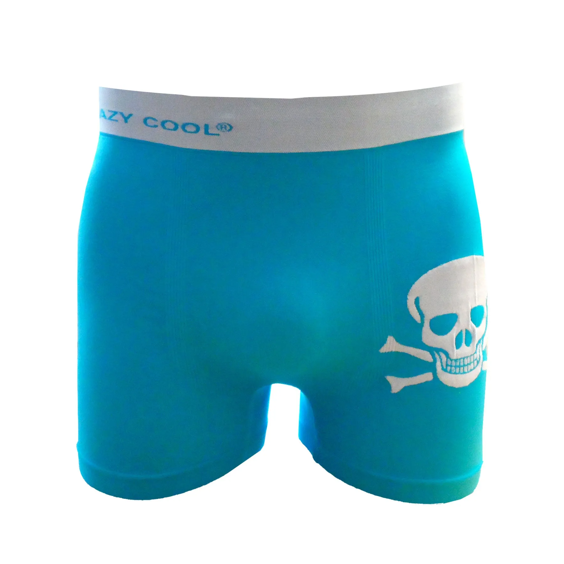 Crazy Cool Stretches Seamless Mens Boxers Underwear 6-Pack Set - Skull Skeleton