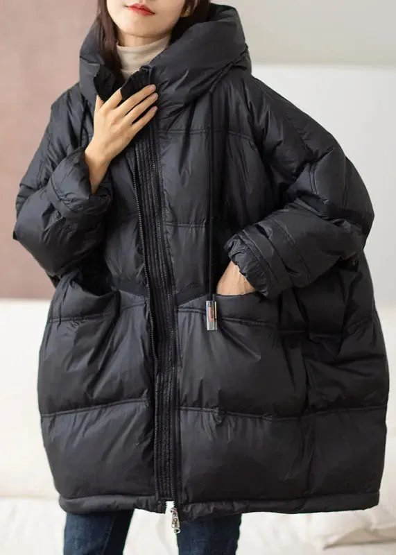 Duck Down Hooded Down Coat