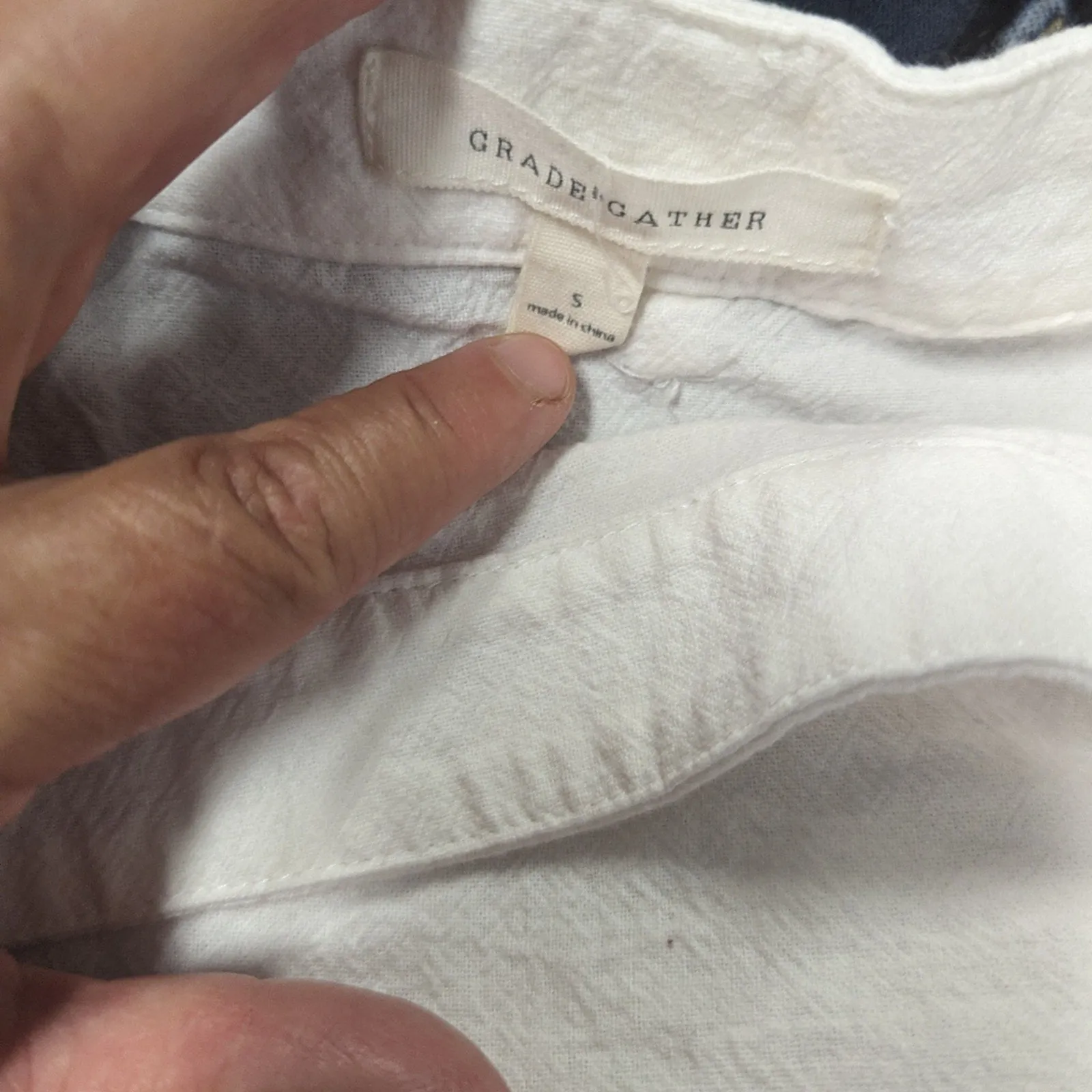 Grade   Gather Linen Skater Skort-  Small