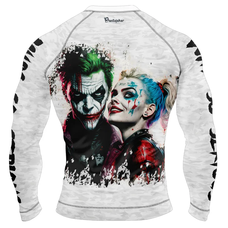 Her Joker His Harley Men's Long Sleeve Rash Guard