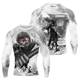 Inferno Gaze Monkey King Men's Long Sleeve Rash Guard