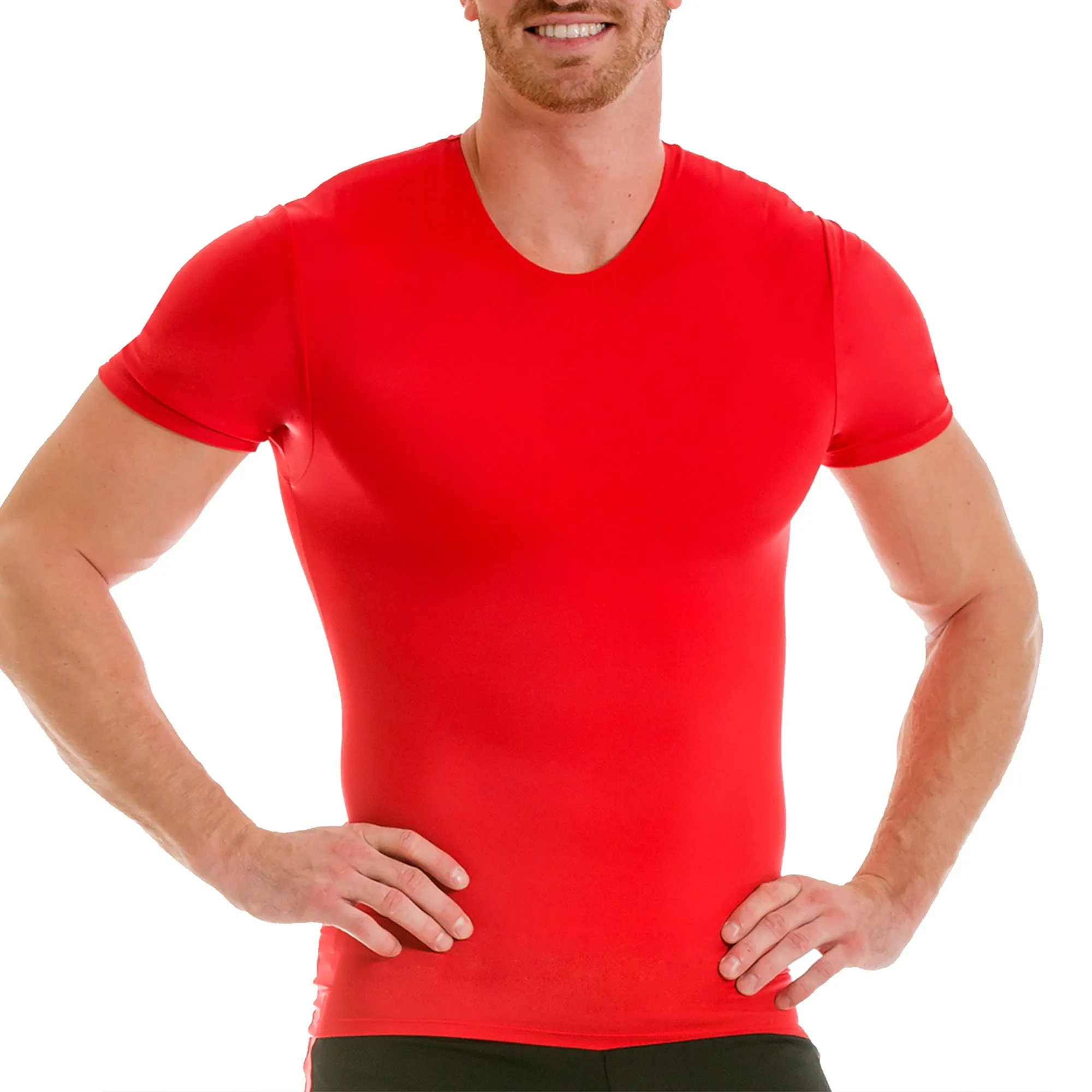 Insta Slim Activewear Compression Crew Neck TA0001 by InstantFigure - InstaSlim - InstantRecoveryMD