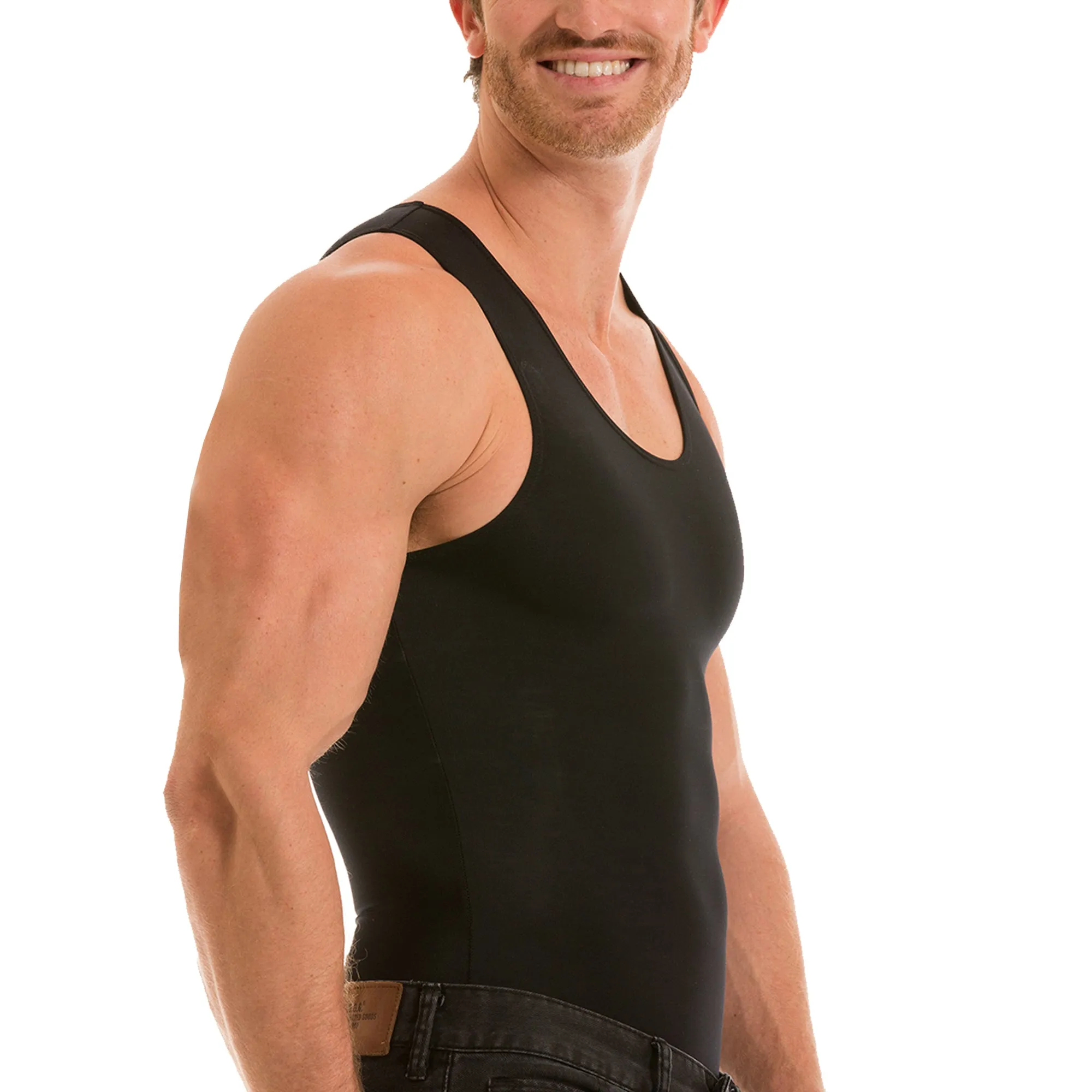 Insta Slim Big & Tall Compression Muscle Tank MS0001BT by InstantFigure - InstaSlim - InstantRecoveryMD