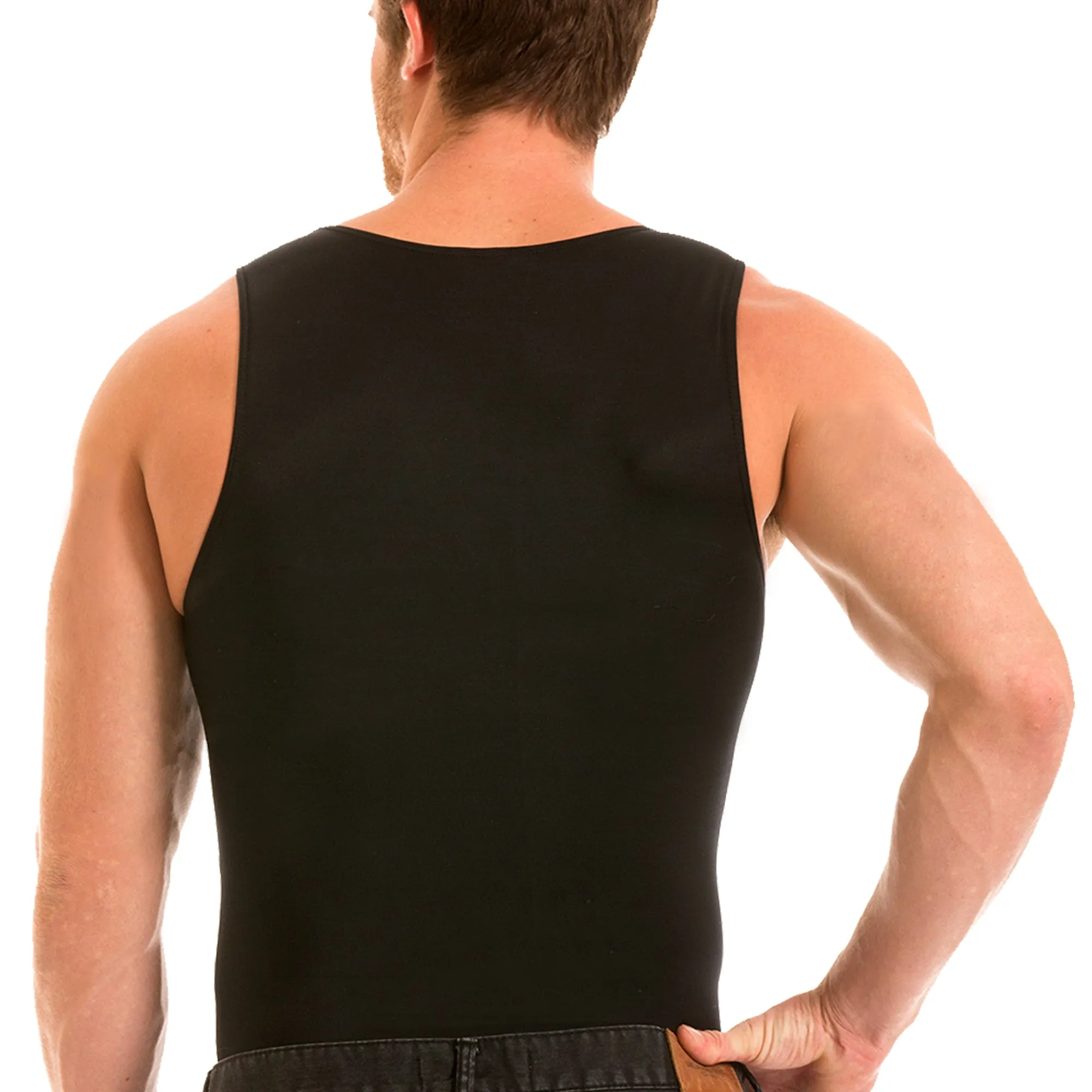 Insta Slim Big & Tall Compression Muscle Tank MS0001BT by InstantFigure - InstaSlim - InstantRecoveryMD