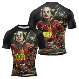 Joker Scene Men's Short Sleeve Rash Guard