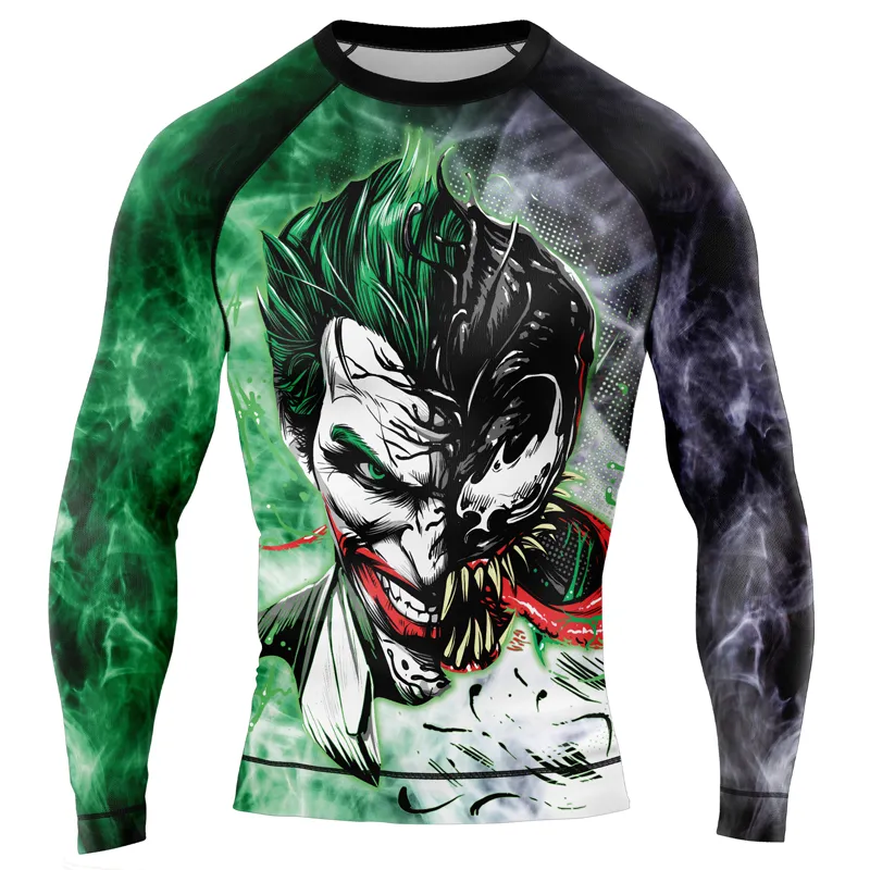 Joker Venom Men's Long Sleeve Rash Guard