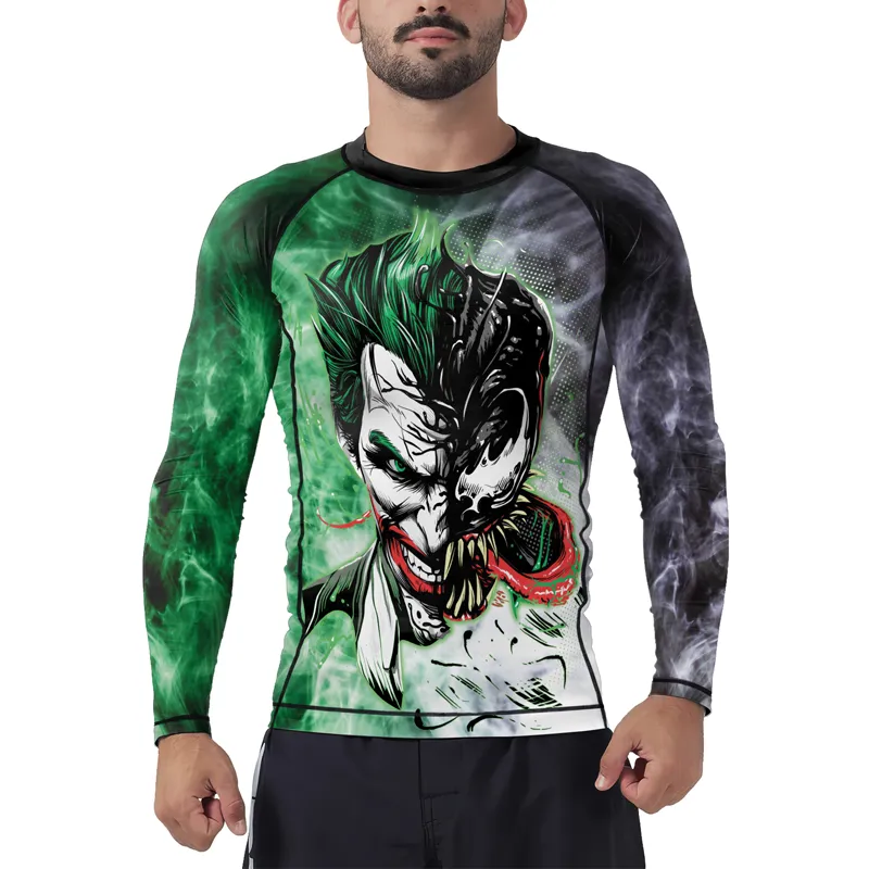Joker Venom Men's Long Sleeve Rash Guard