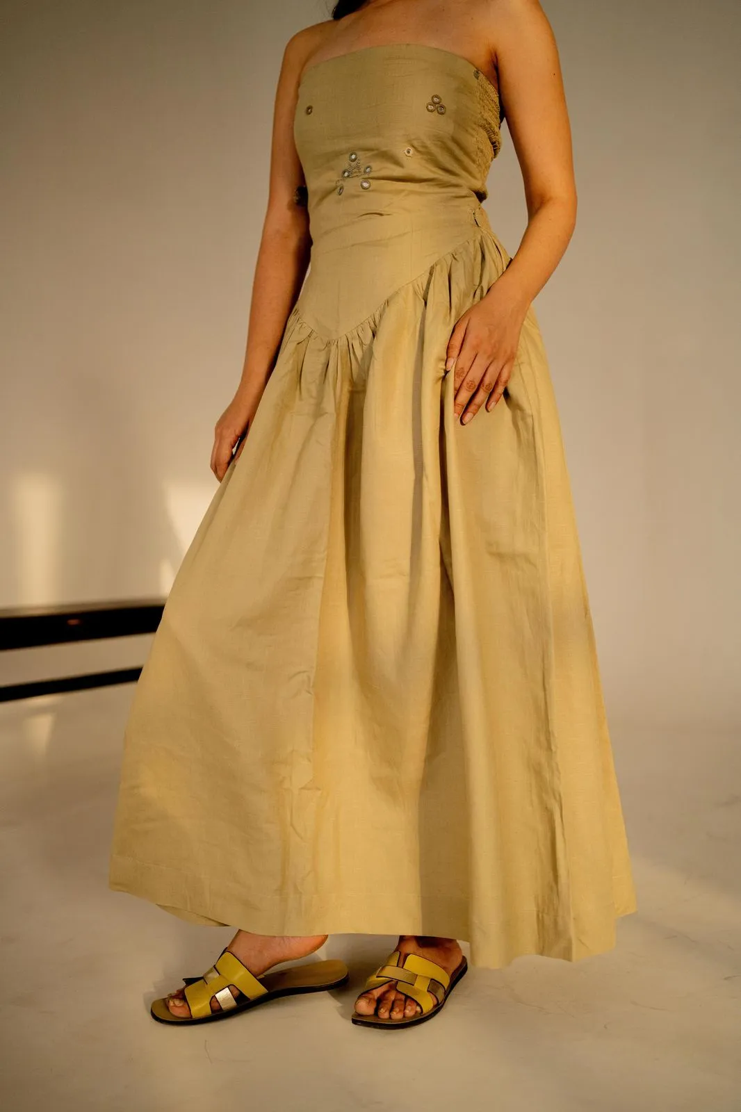 Linen Pista Skirt