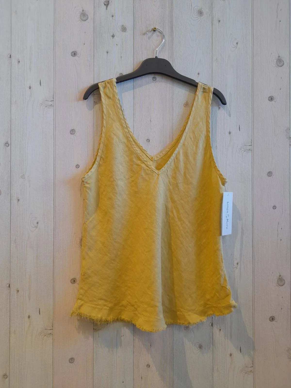 LINEN SINGLET TOP