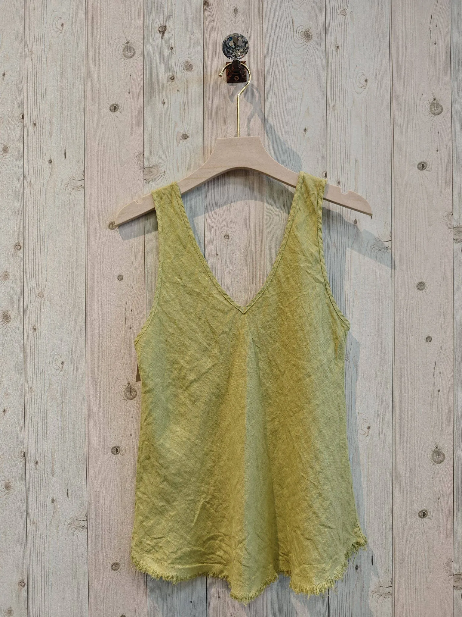 LINEN SINGLET TOP