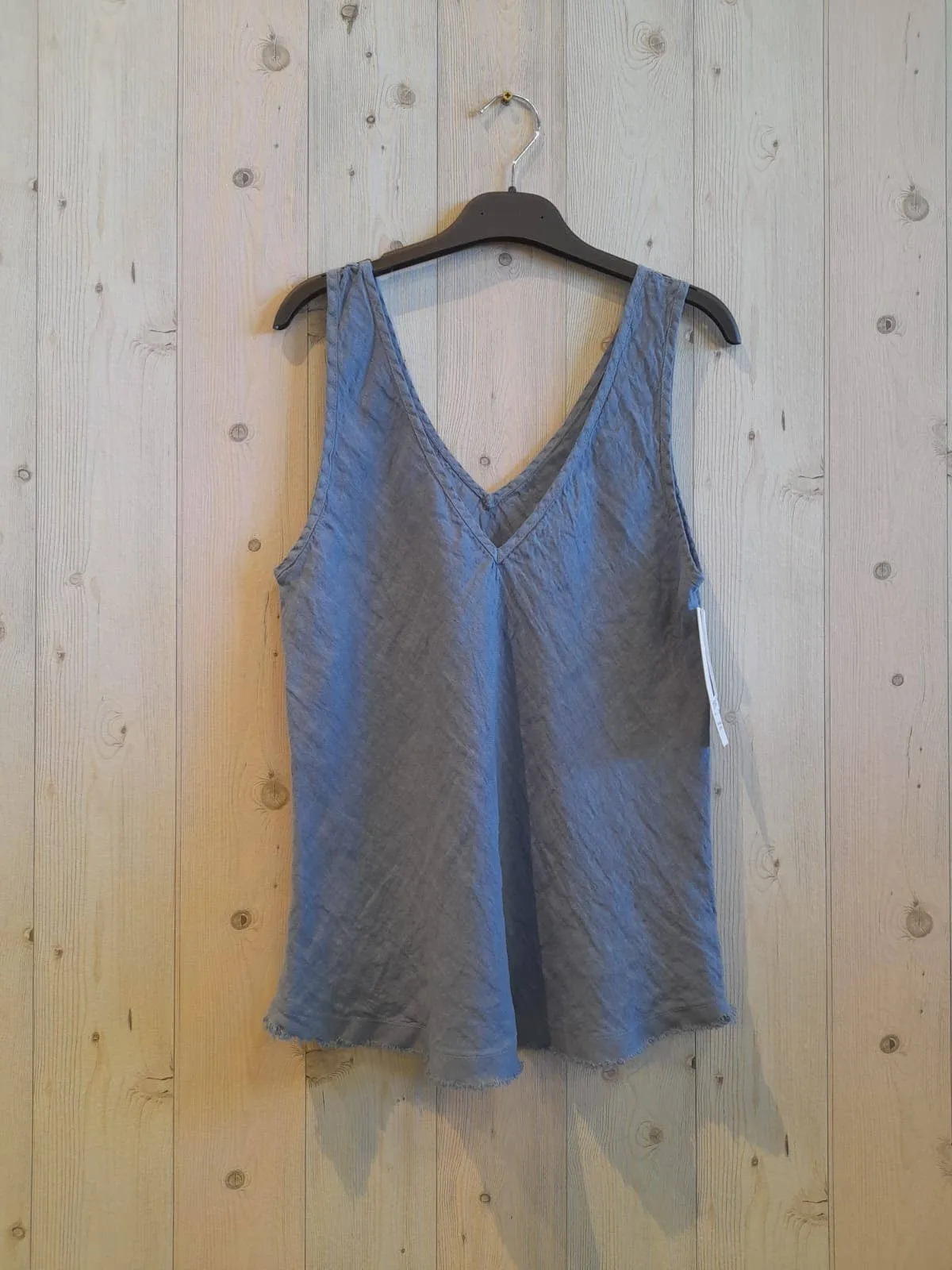 LINEN SINGLET TOP