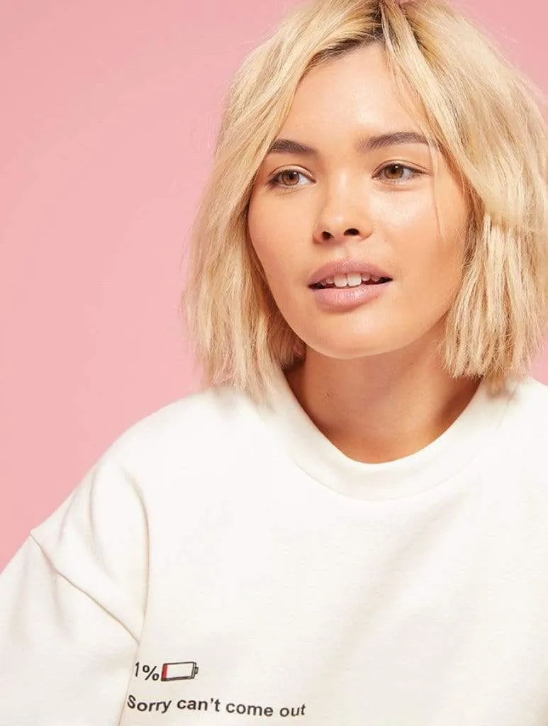 Low Battery Recycled Jumper