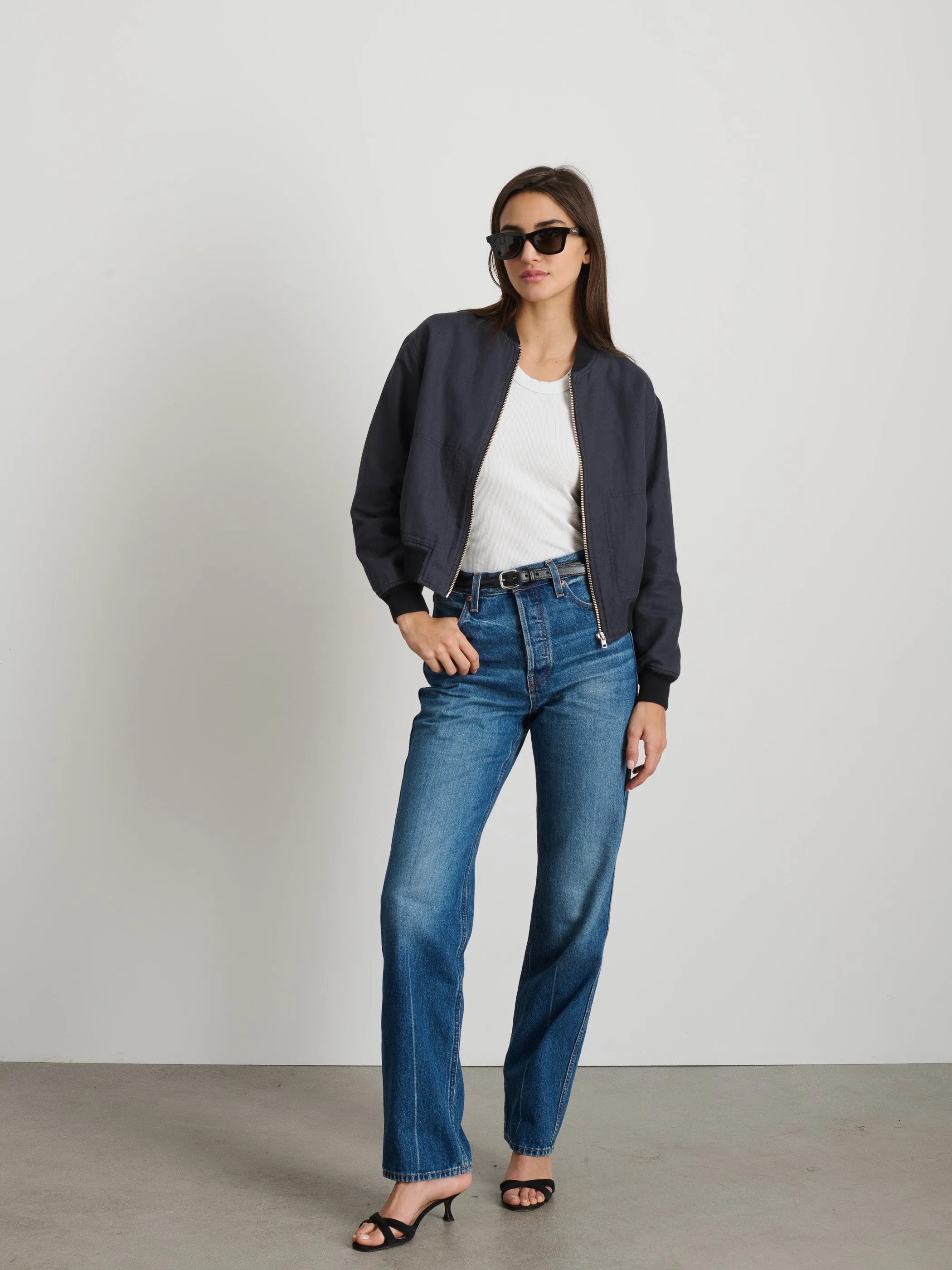 Madeline Cropped Zip Jacket