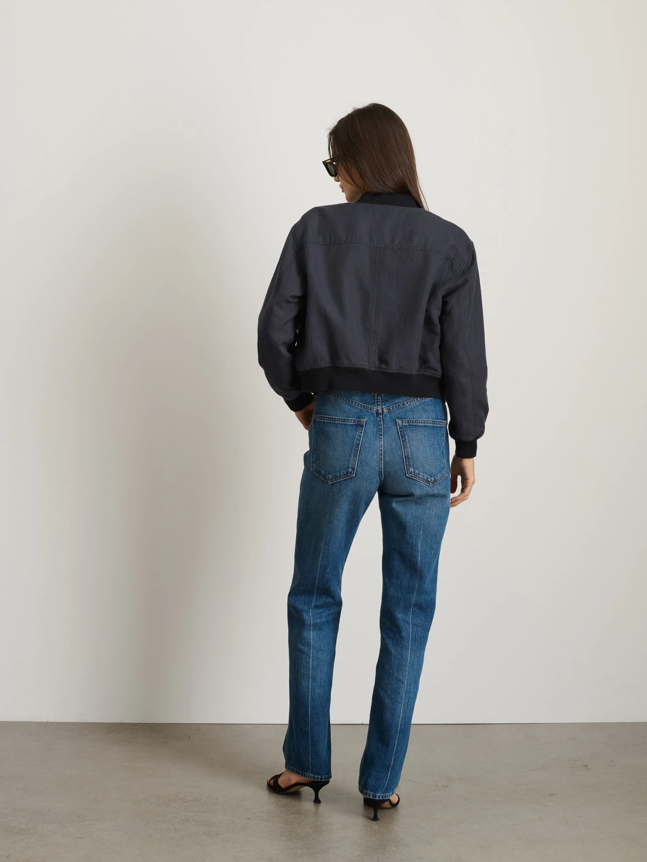 Madeline Cropped Zip Jacket