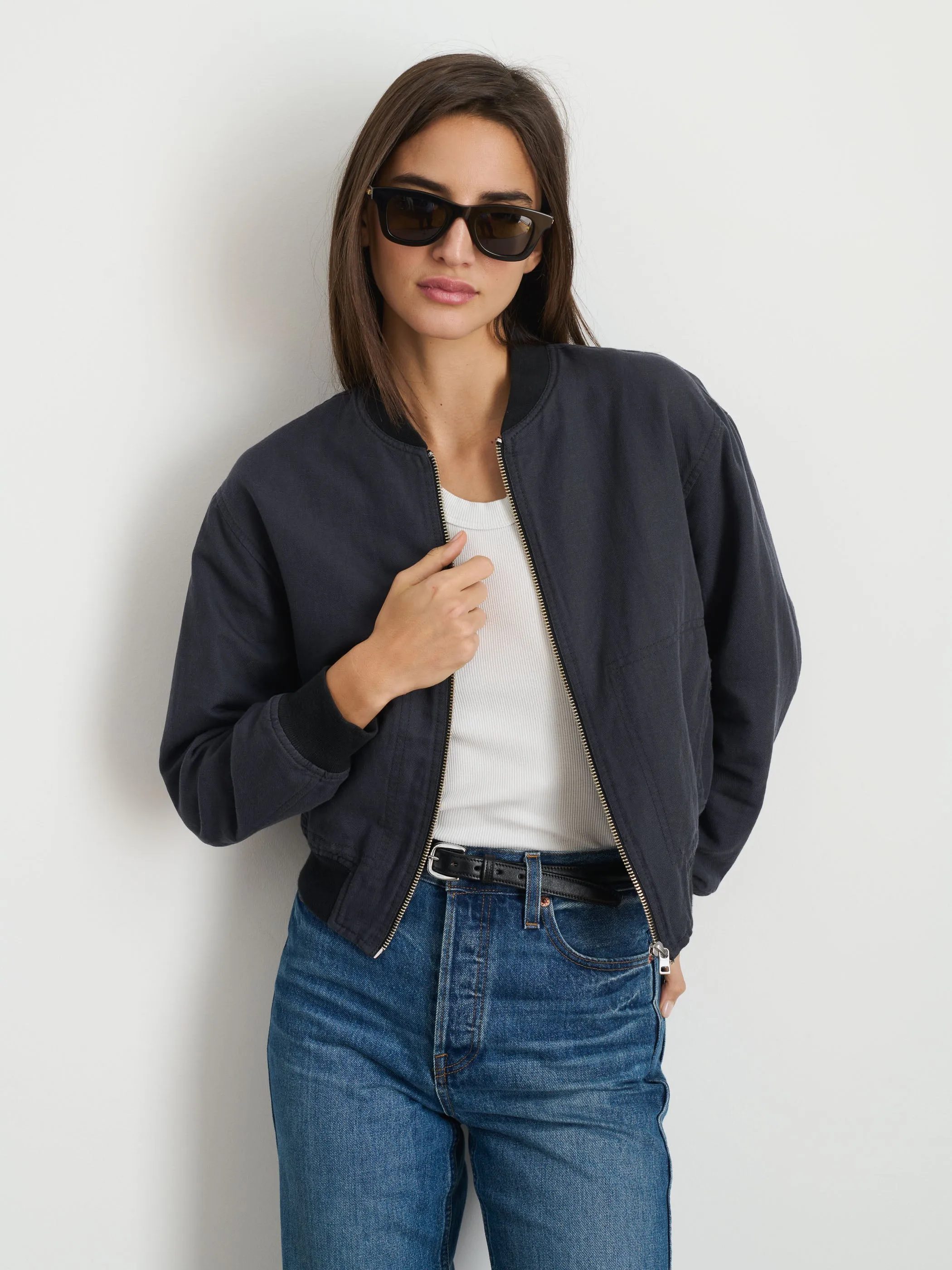 Madeline Cropped Zip Jacket