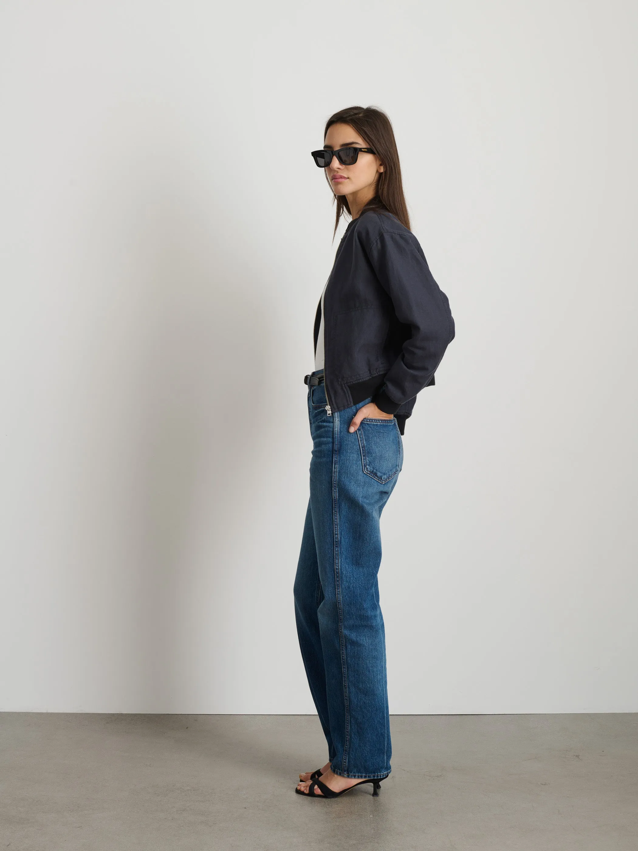 Madeline Cropped Zip Jacket