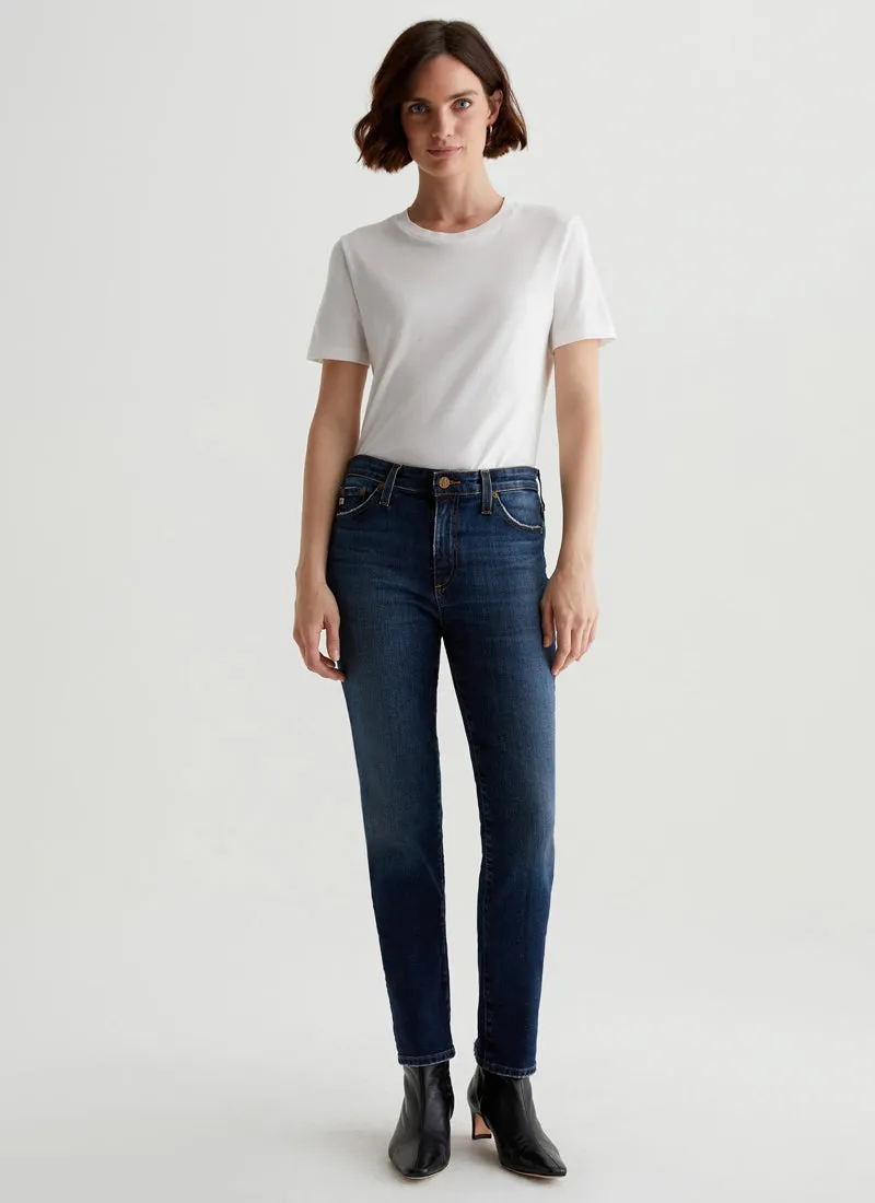 Mari Mid-Rise Slim-Straight Jeans