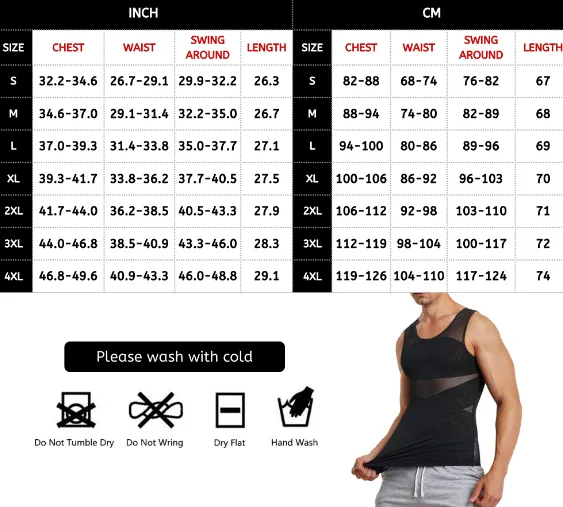 Me Slimming Compression Tank Top for Men