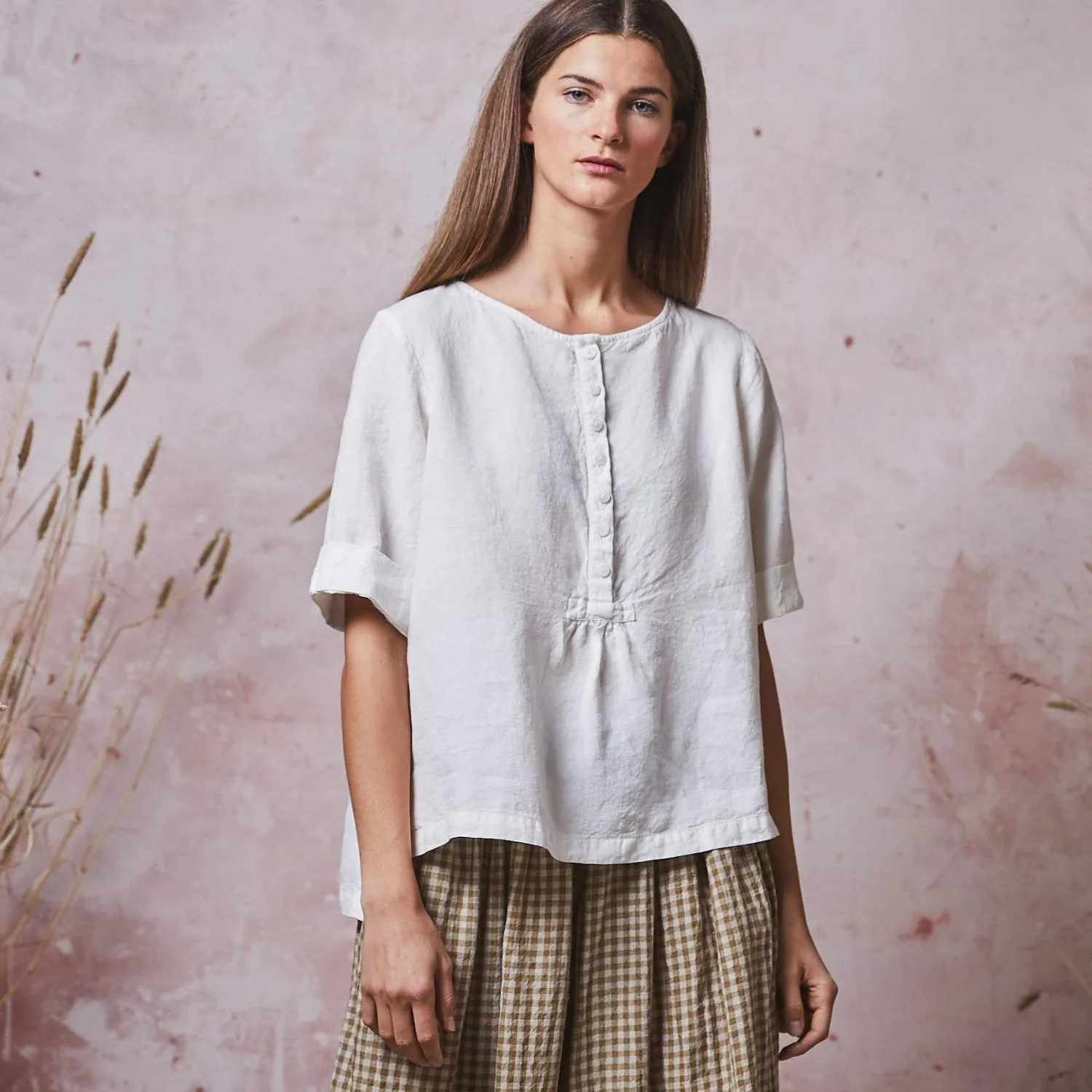 Papa Linen Top