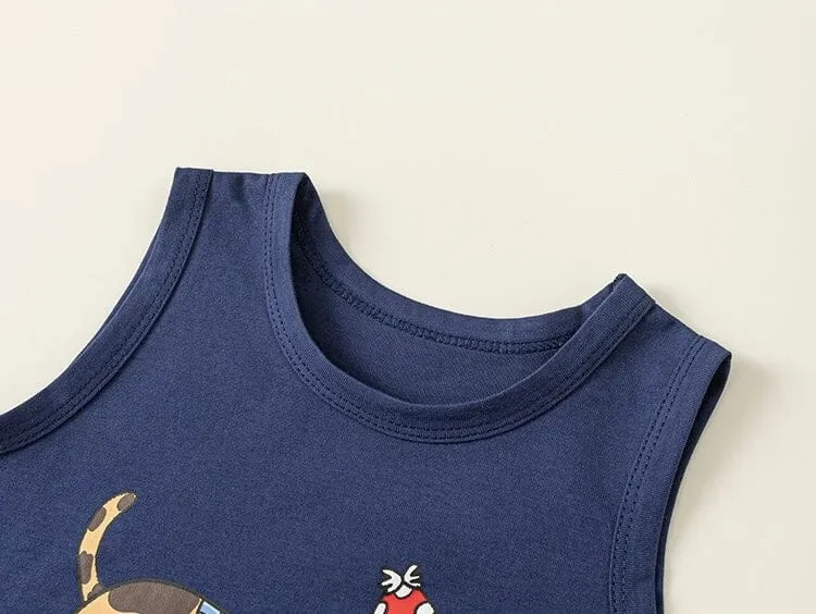 Party Pup Sleeveless Gingham Summer Set