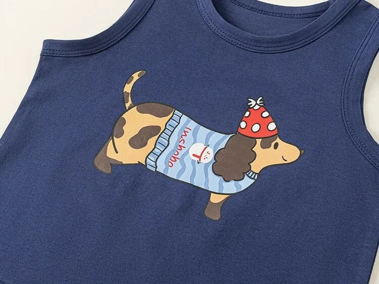 Party Pup Sleeveless Gingham Summer Set