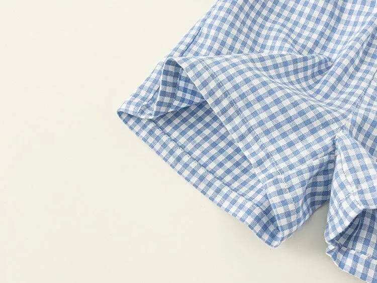 Party Pup Sleeveless Gingham Summer Set