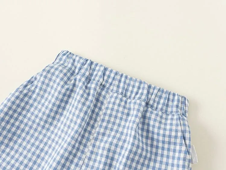Party Pup Sleeveless Gingham Summer Set
