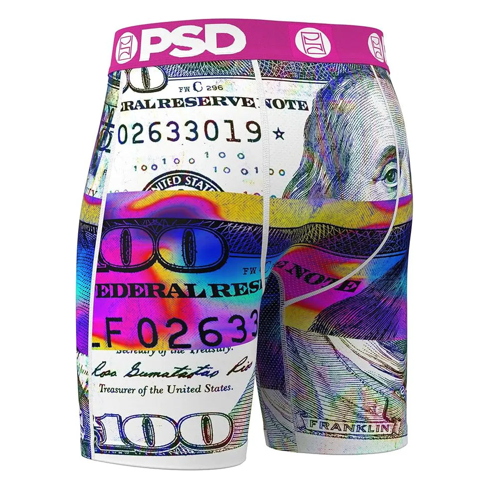 PSD Men's Multicolor Thermal $Plit Boxer Briefs Medium Underwear - 224180019-MUL-M