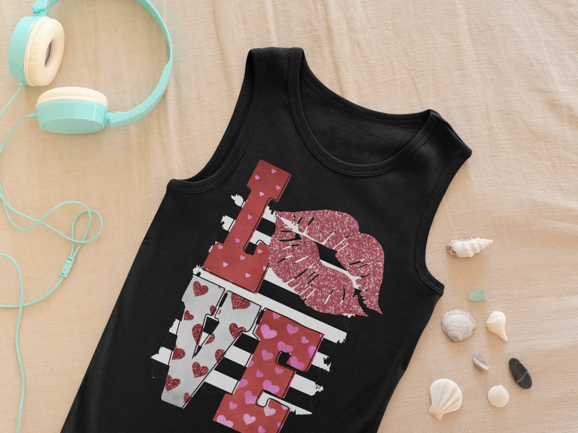 "Love – Bold & Stylish Graphic Tank Top"
