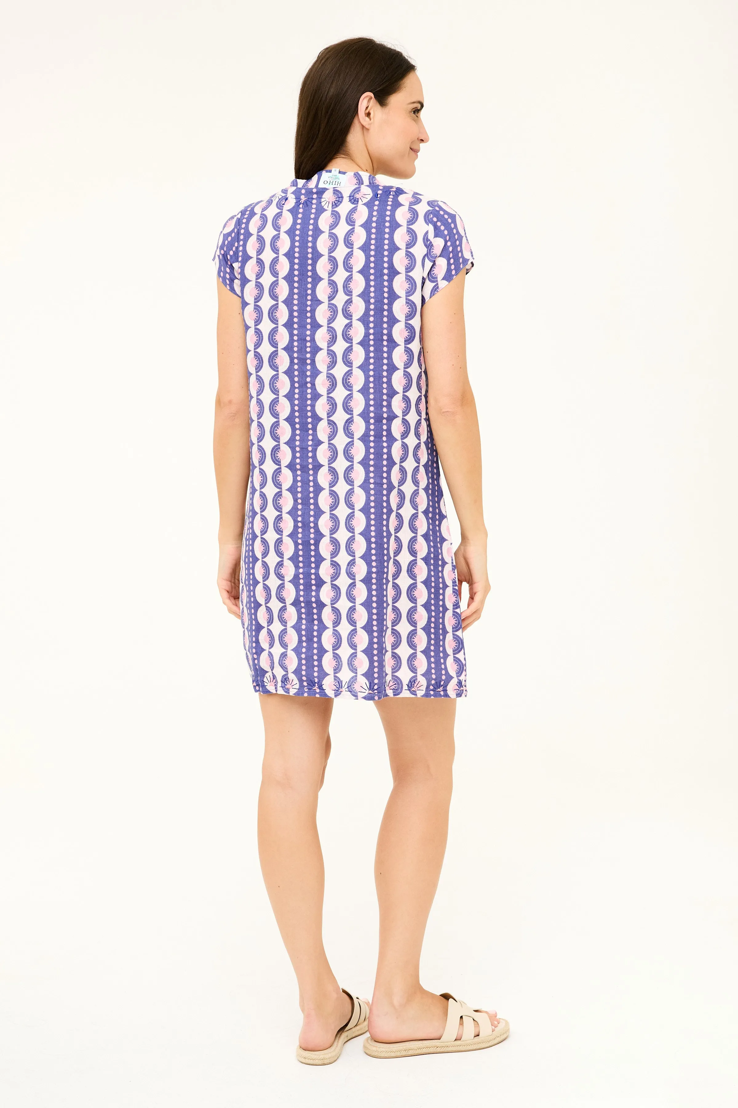 Rachel Dress - Skipper Blue Pineapple