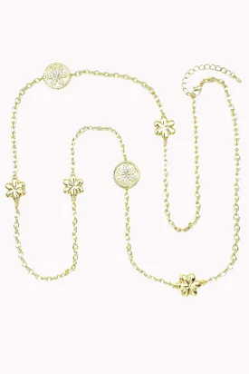 Refined Life Gold Flower Necklace