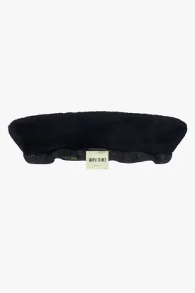 Shearling Collar - Midnight