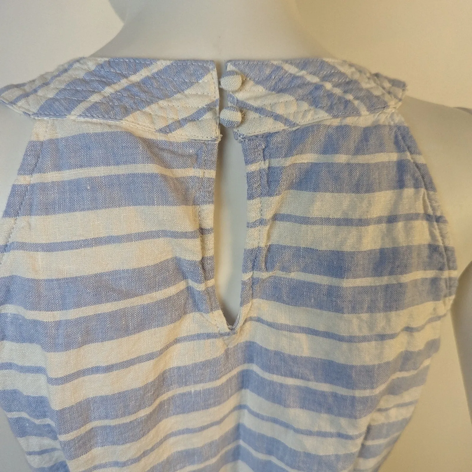 Sigrid Olsen Dutch Striped Linen Dress